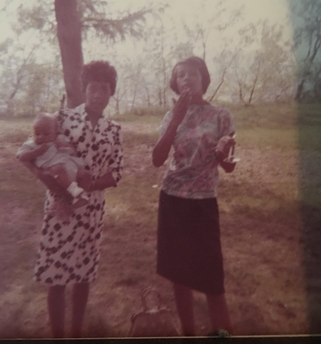 Mom (Trish), Aunt Edith and David (Peanut)
