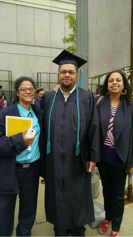 Judith, Sarah, and Spencer David, at his college graduation