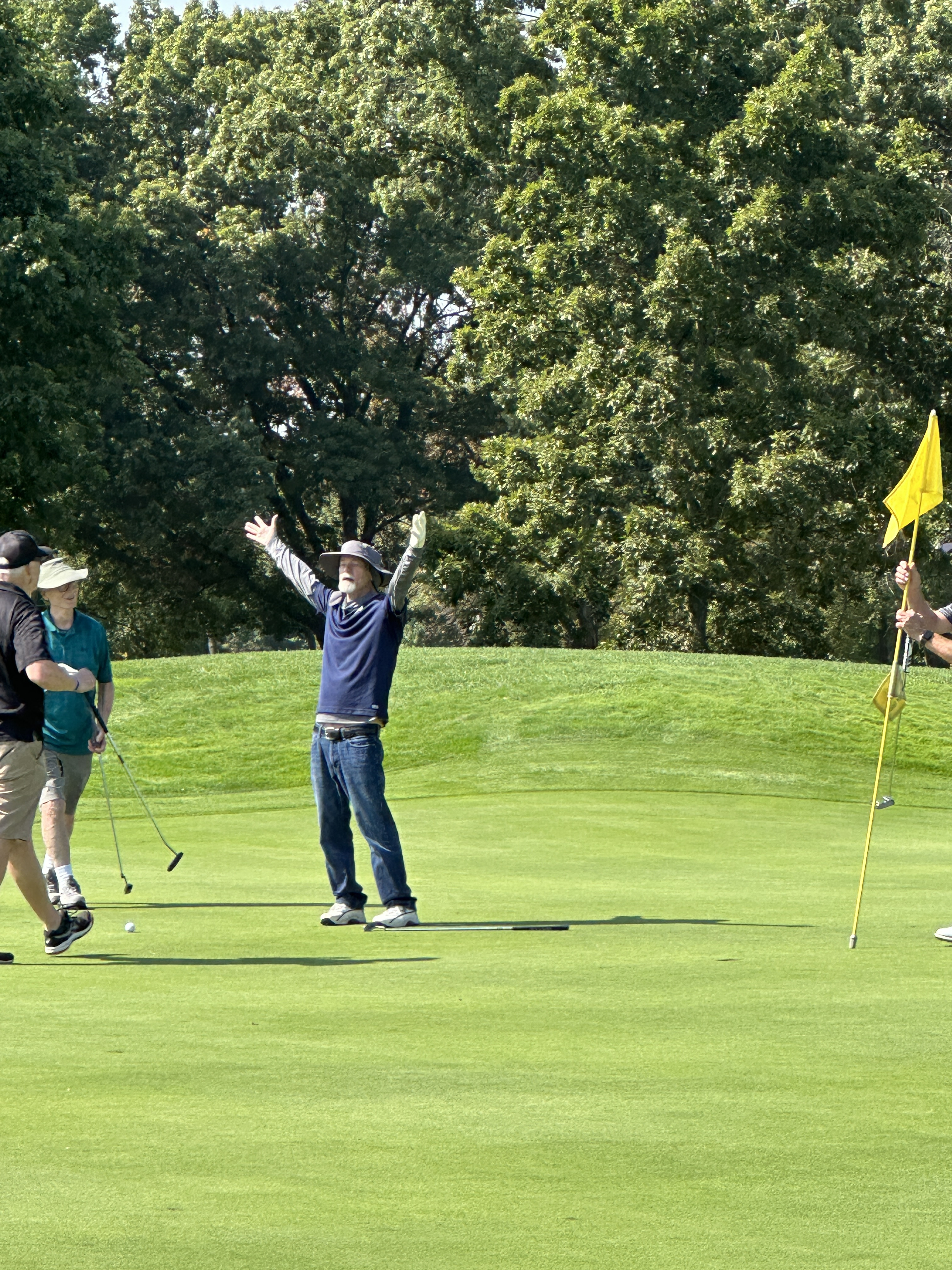 It’s in the hole !