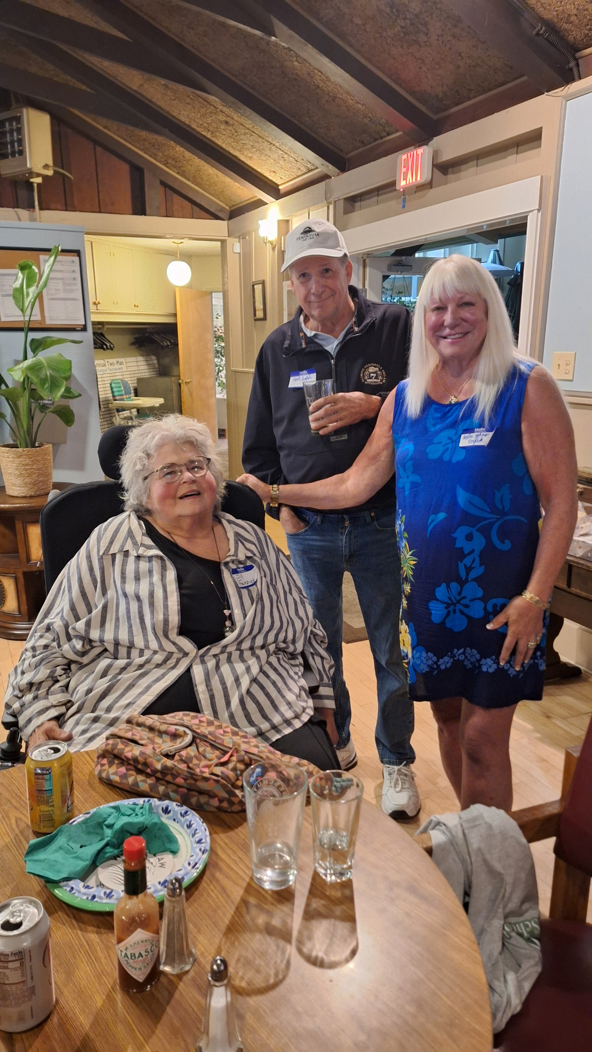 Jill F Leslie J and Monte E 50th
