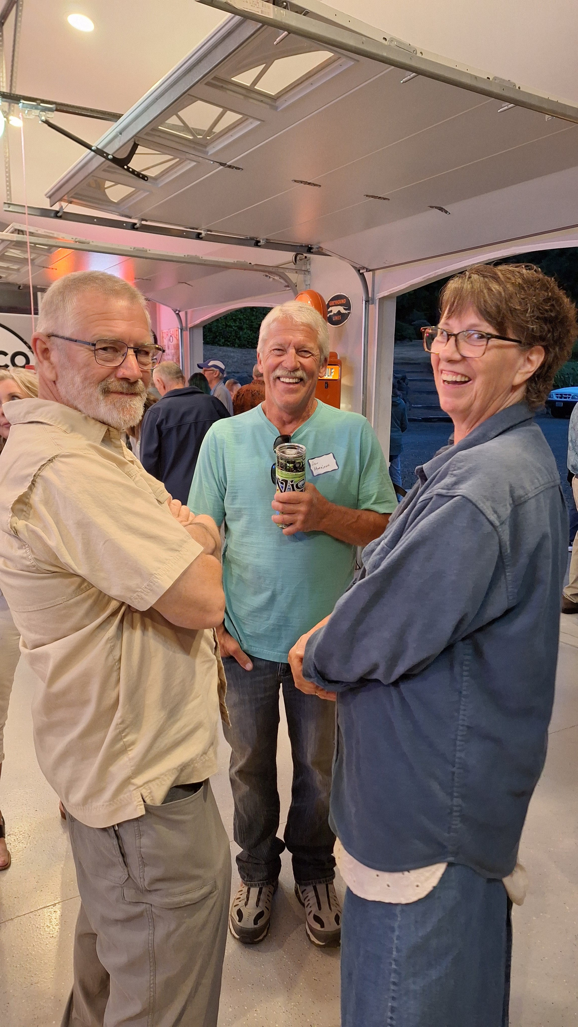 Scott and Barb Miller with Danny Morrison 50th