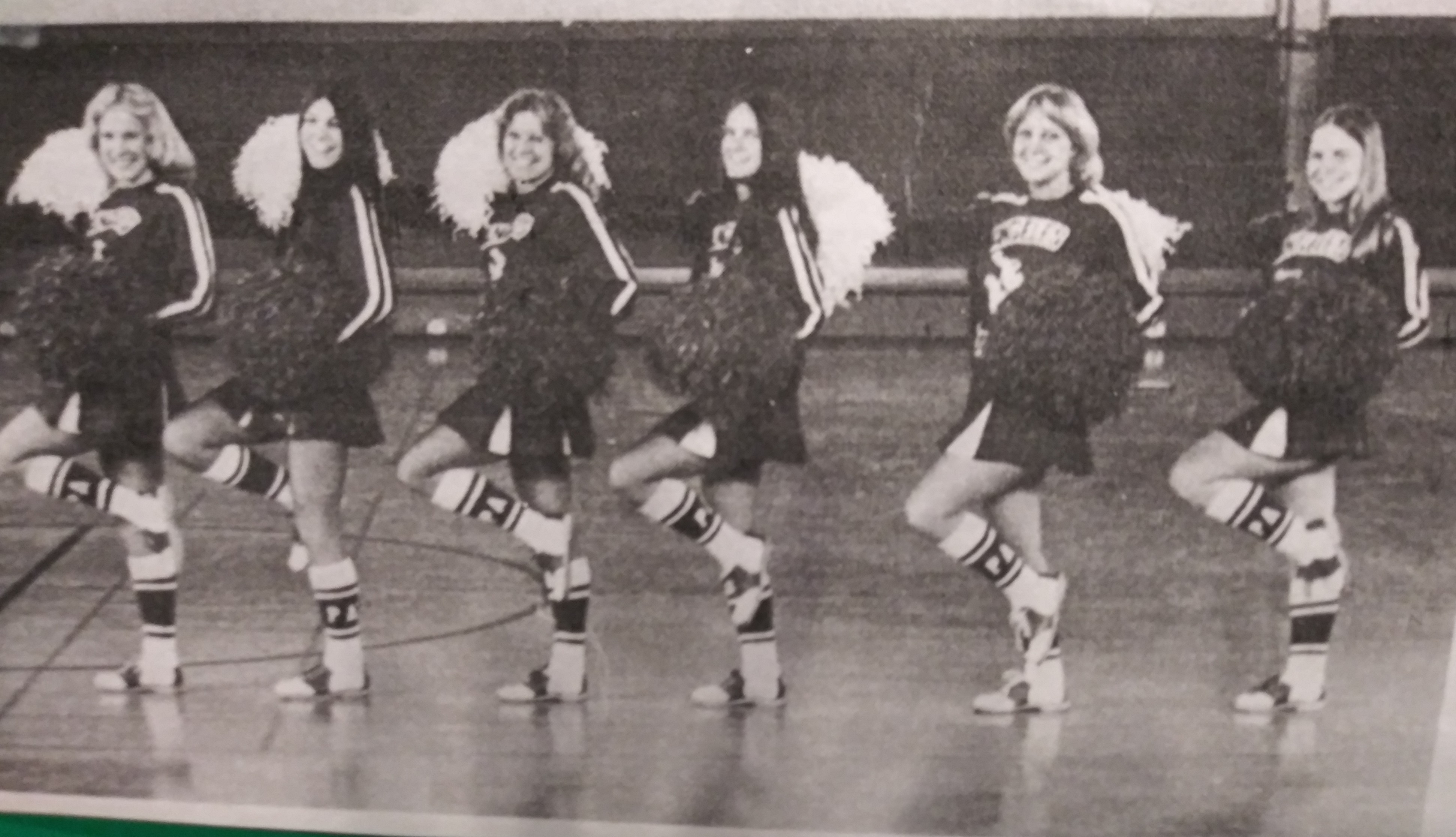 PAHS Varsity Cheer squad 1973-74