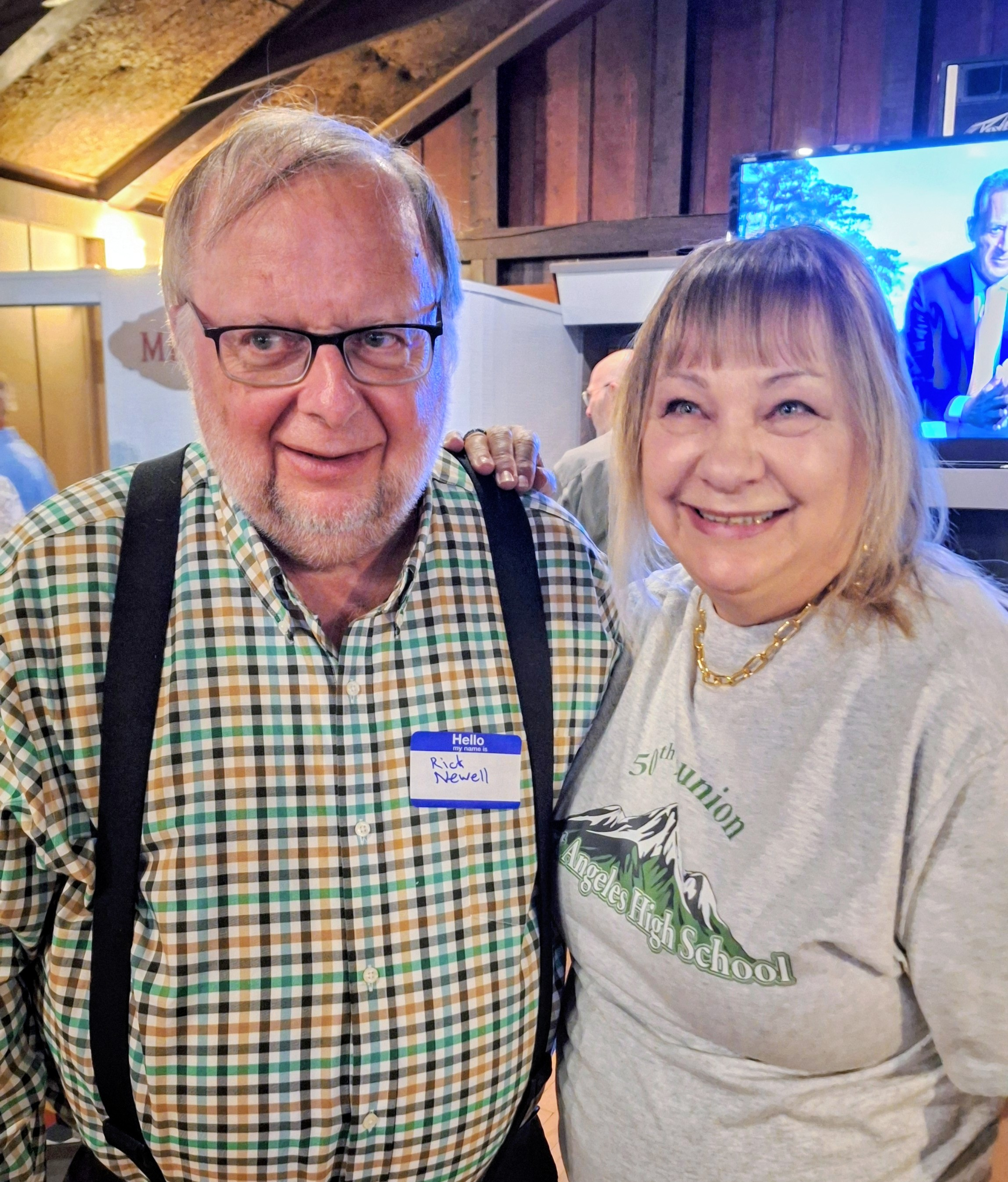 Rick Newell and Jan T 50th