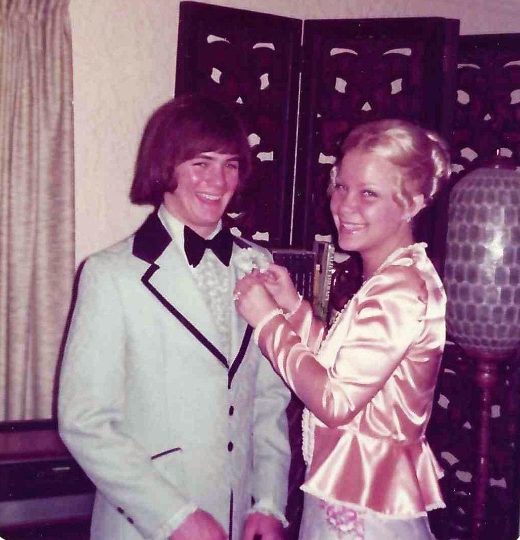 Senior Ball 1975 Joey F and Jan T
