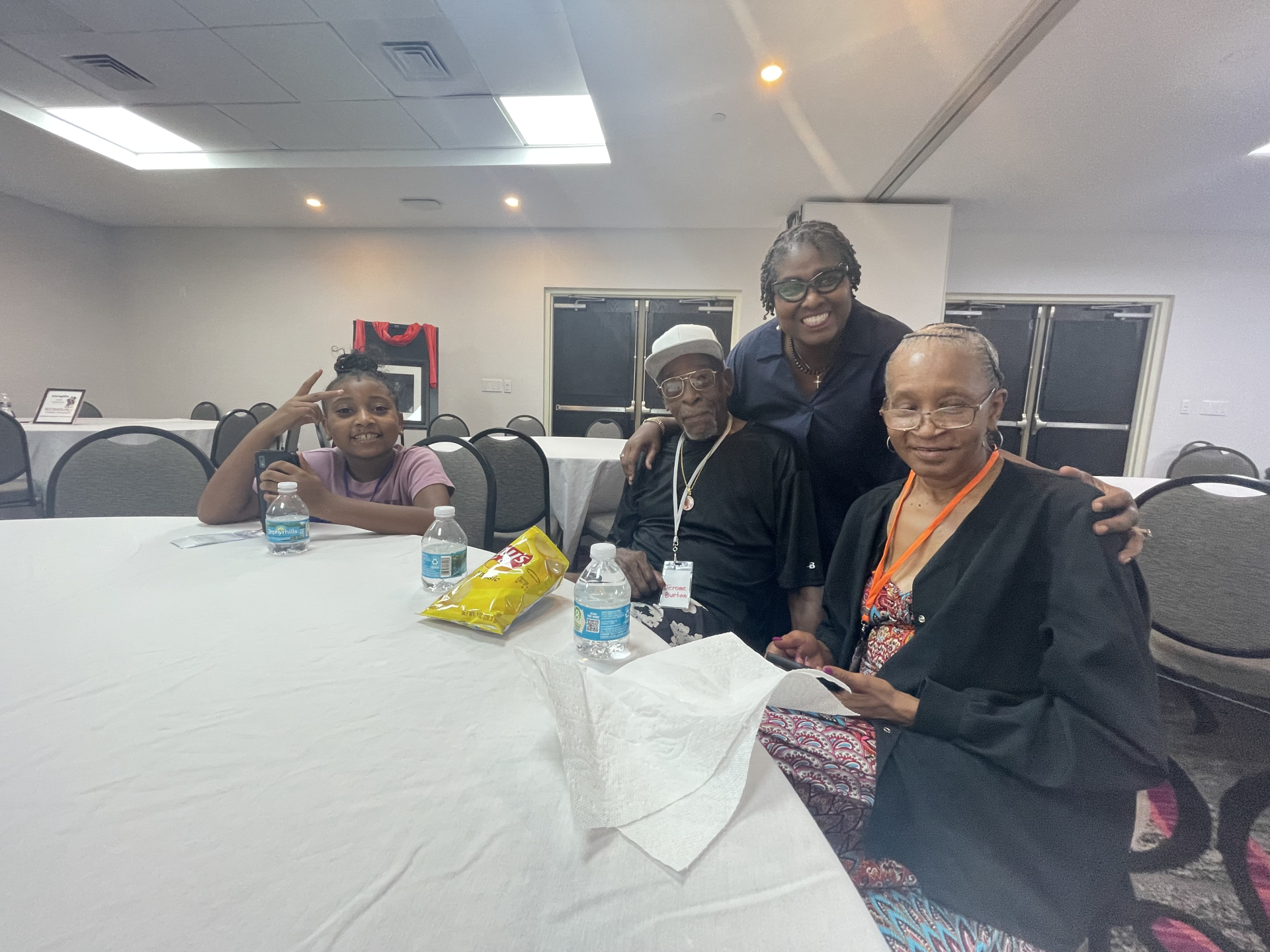 2025 Meet and Greet: Janai, Jerome & Betty Burton, Katrina W