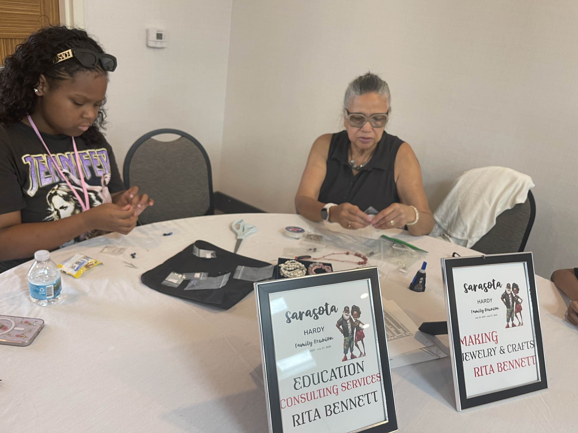 Jewelry Creation at 2025 Meet and Greet: Ariel & Cousin Rita