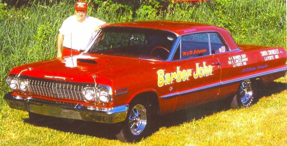 Barber John's 409 Chevy Impala SS race 1963