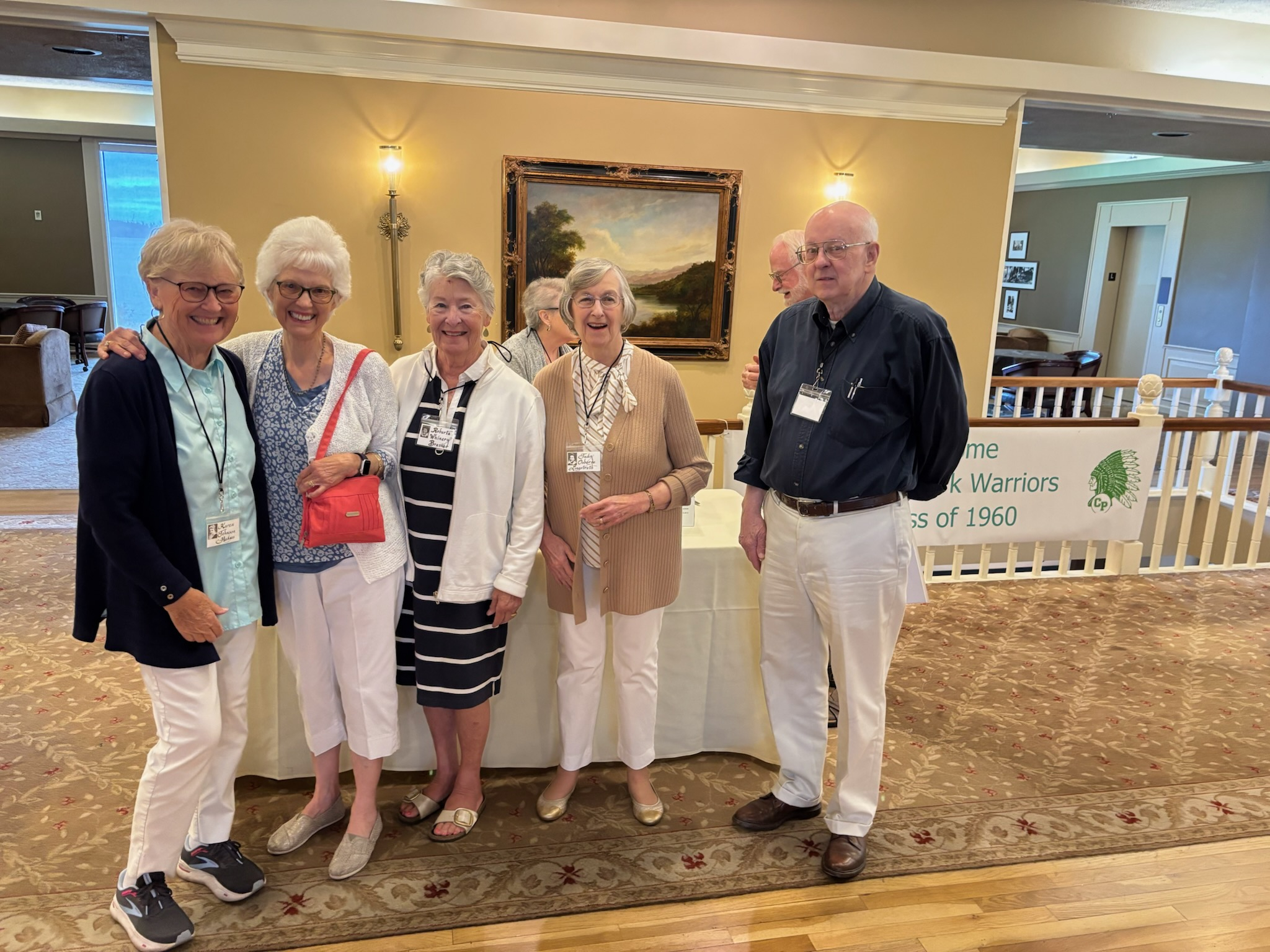 Karen, Janice, Roberta, Ann, Judy, Bob, and Trent