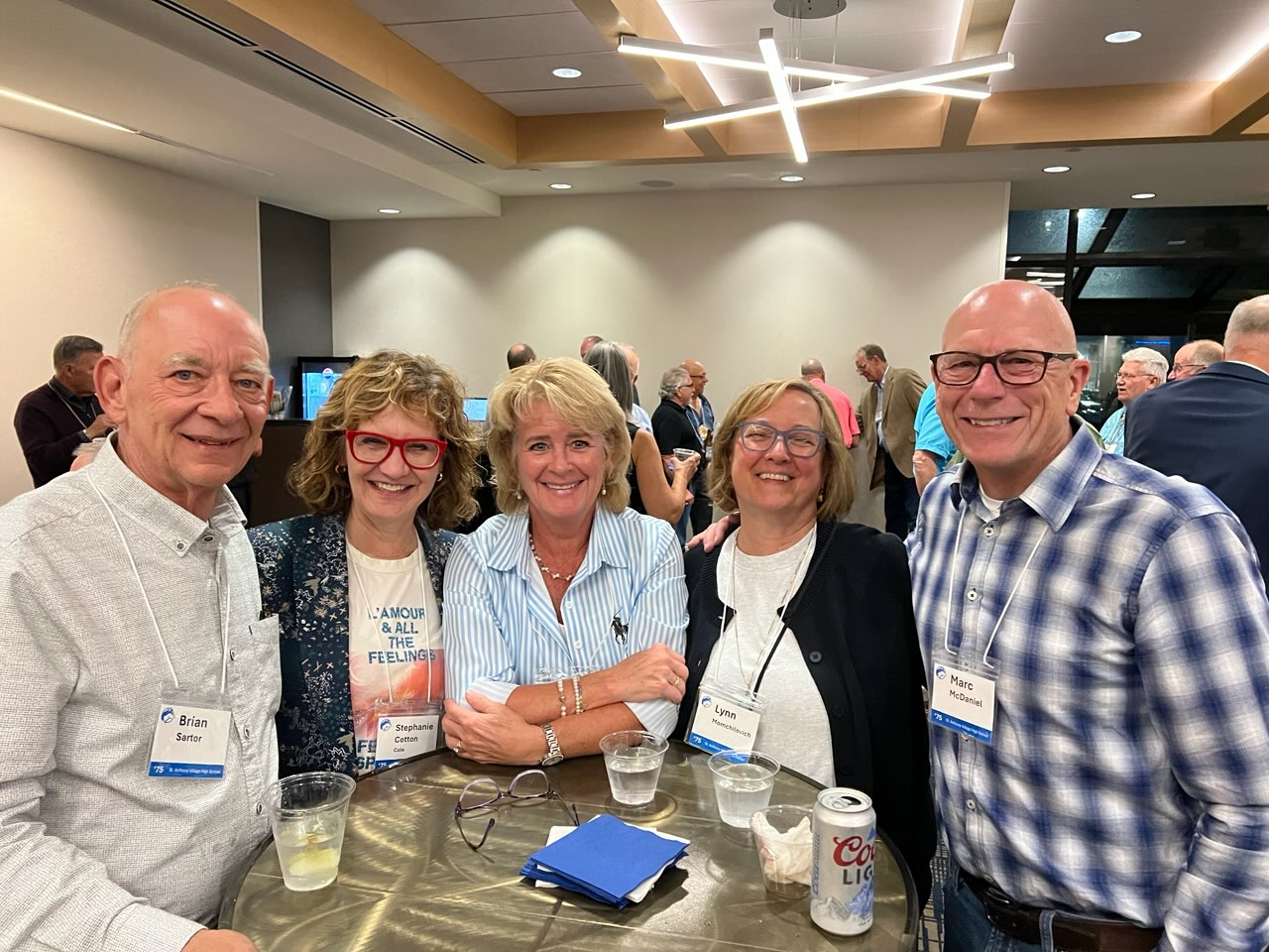 Brian Sartor, Stephanie Cotton Cole, Linda Soll Carmack, Lynn Momchilovich, & Marc McDaniel - by Nancy Papatola Smith