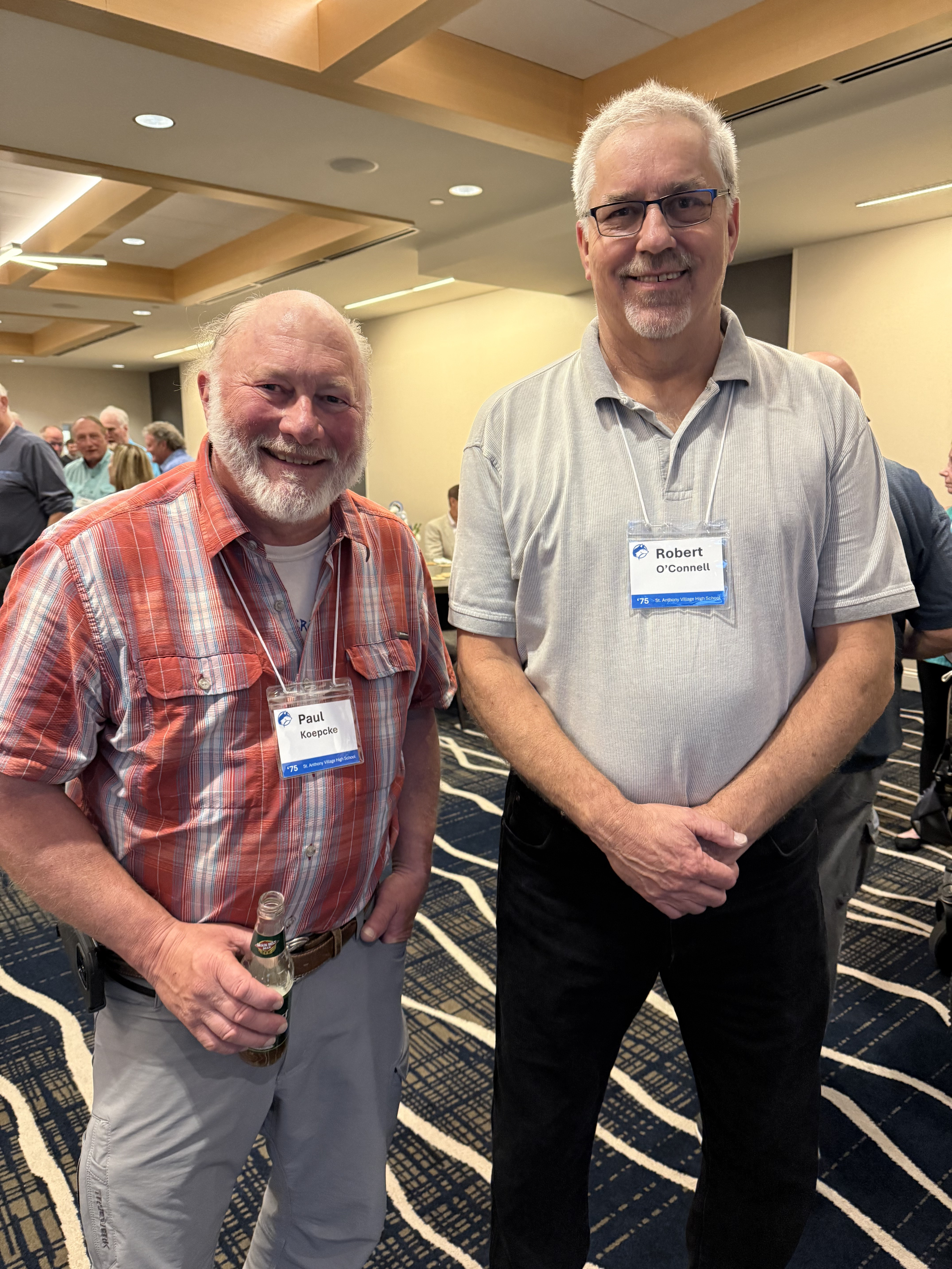 Paul Koepcke and Robert O'Connell - by Roseanne LoCascio Kroening