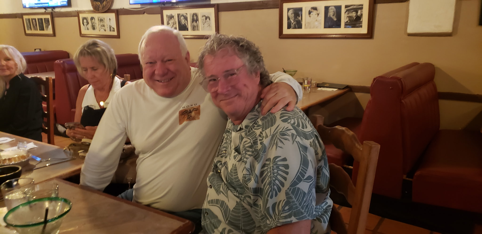 Tom Lascher and Bruce Eddy Pre Reunion Dinner