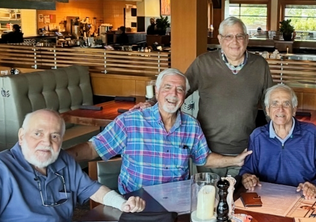 Pre-Party Photo: David Ungerleider, Marty Behr, Jerry Stock & Harvey Herman