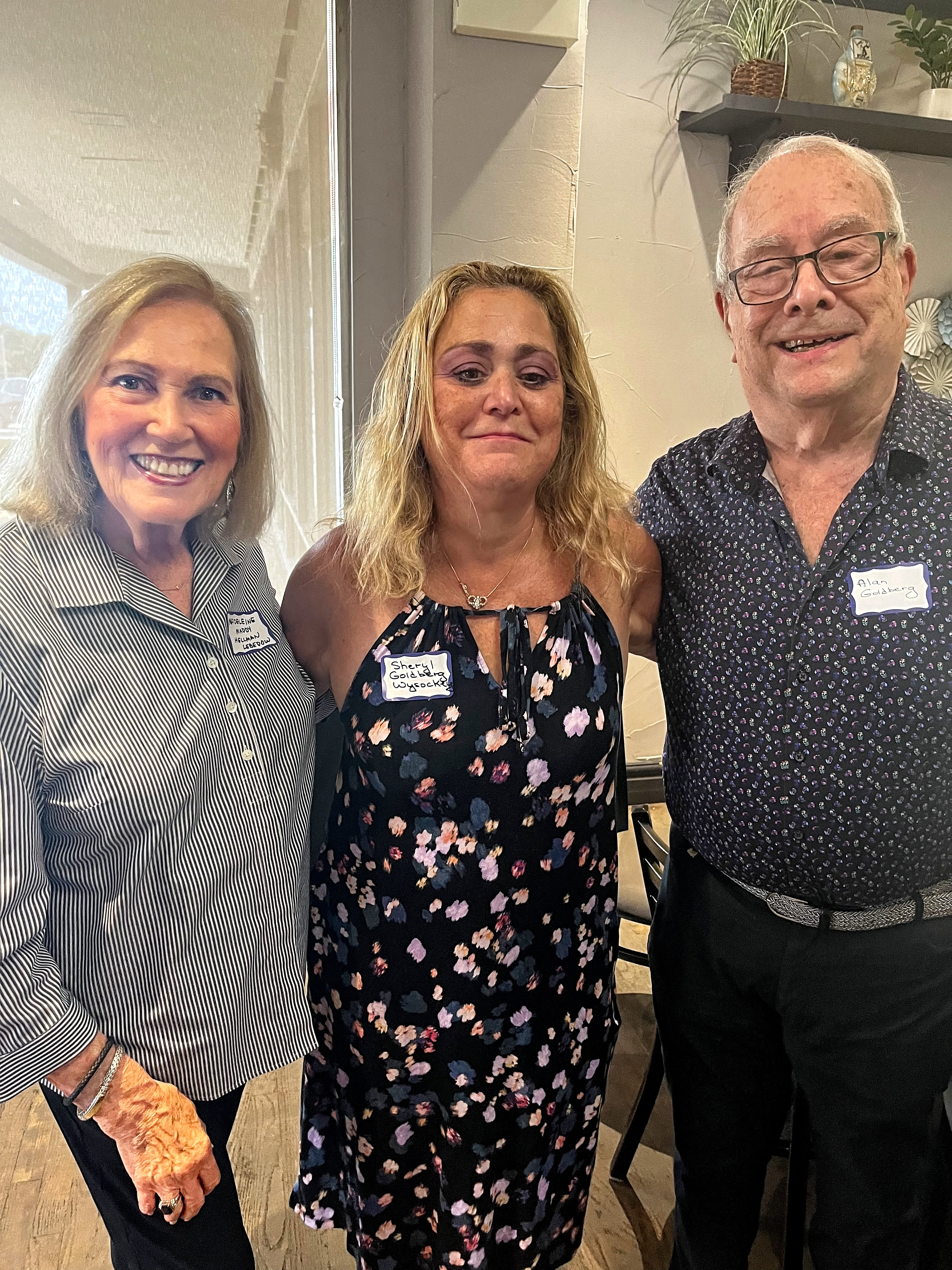 Maddy Hellman, Sheryl Goldberg & Alan Goldberg