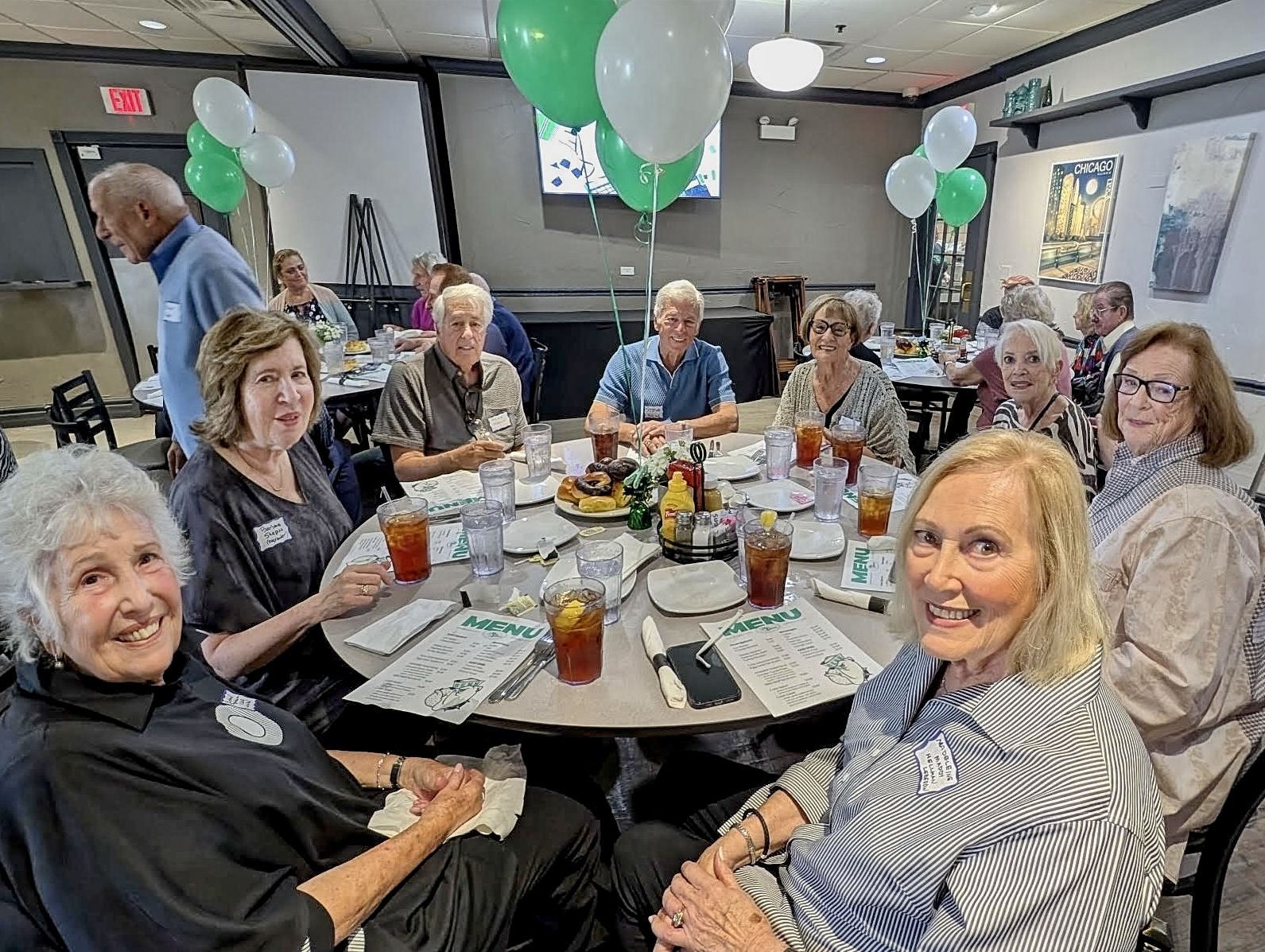 Bobbie Wolf, Barbara Shapiro, Ed Covici, Steve Baime, Phyllis Goldstein, Eileen Lerner, Elaine Miller, Maddy Hellman