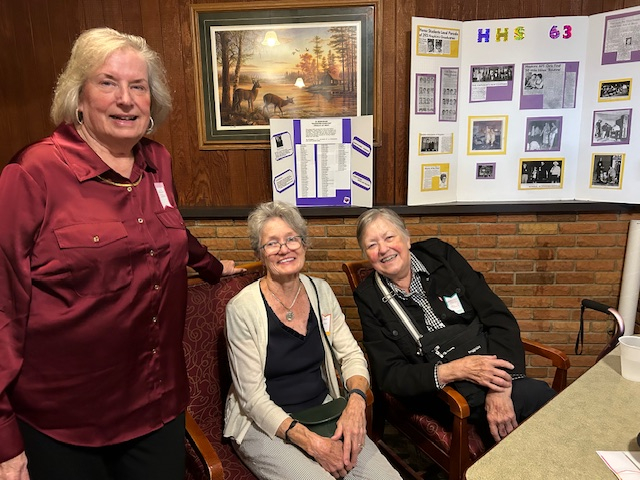 Laura Pederson Polymeros, Margot Peck Monson, Nancy Tank Keeley
