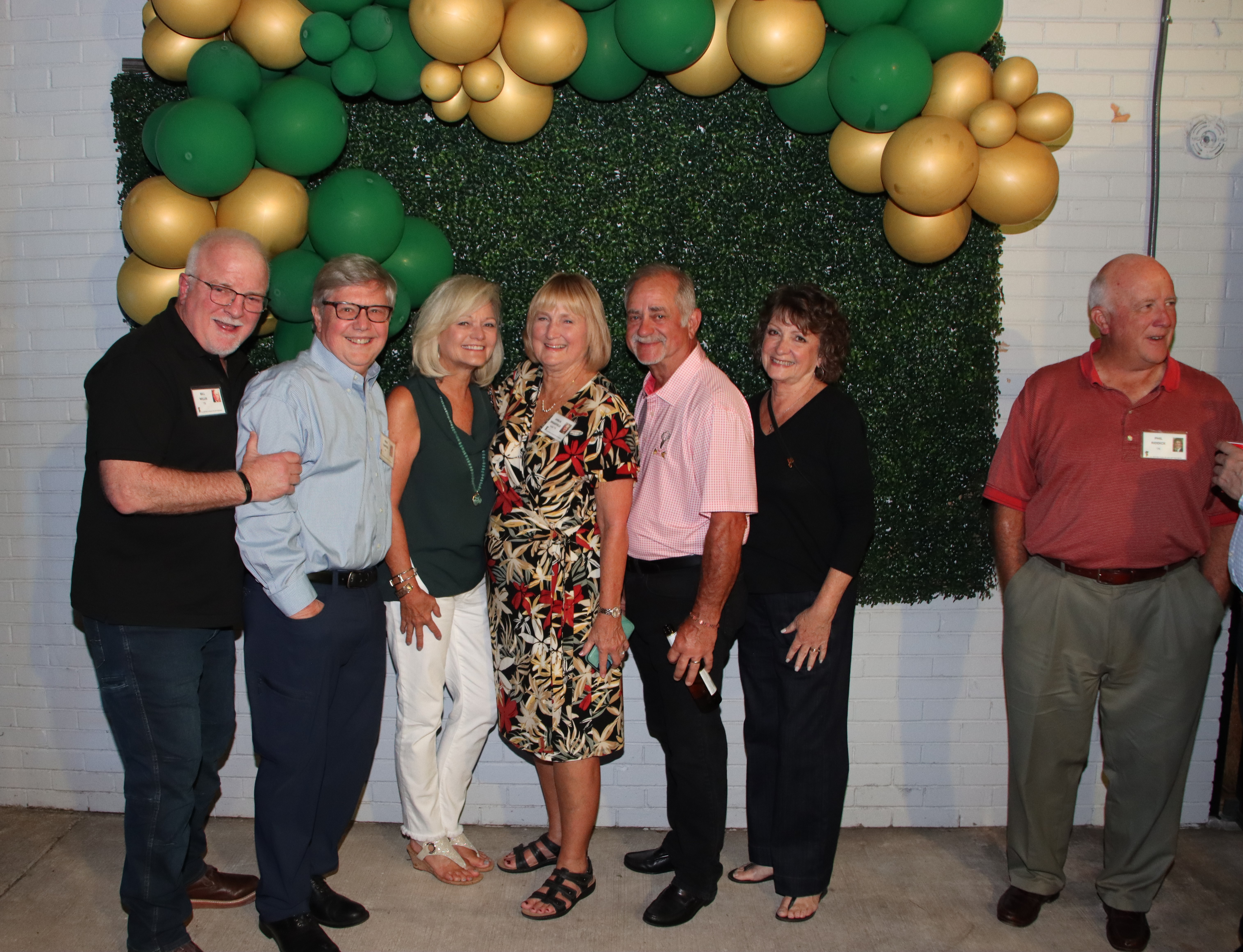 Bill Willis, Paul Carter, Suzanne O'Brien (Windsor), Amelia Brakefield (Law), George and Trinia Lambert, Phil Riddick