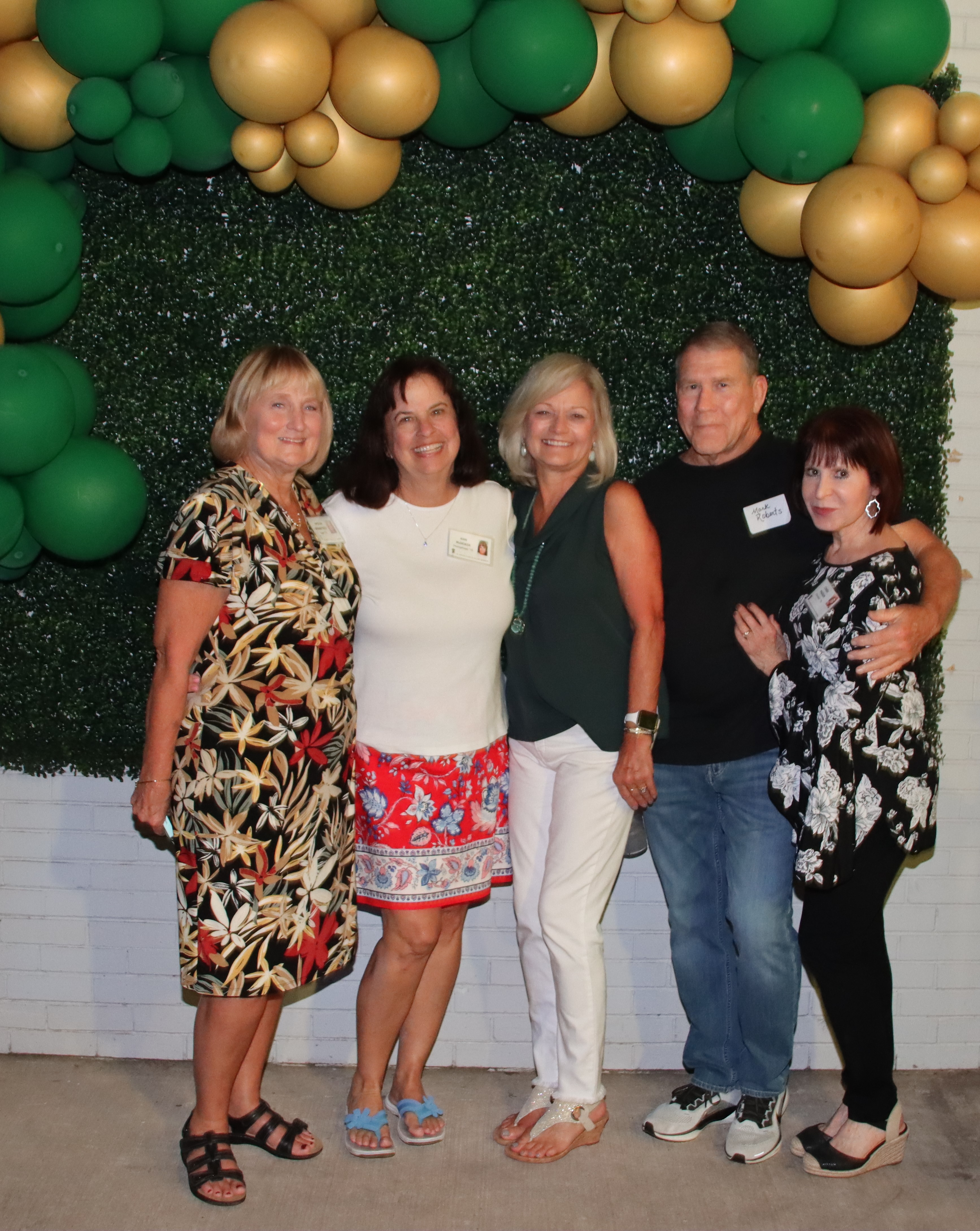 Amelia Brakefield (Law), Ann Blocker (Humphrey), Suzanne O'Brien (Windsor), Mark Roberts, Cindy Maiker (Conrad)
