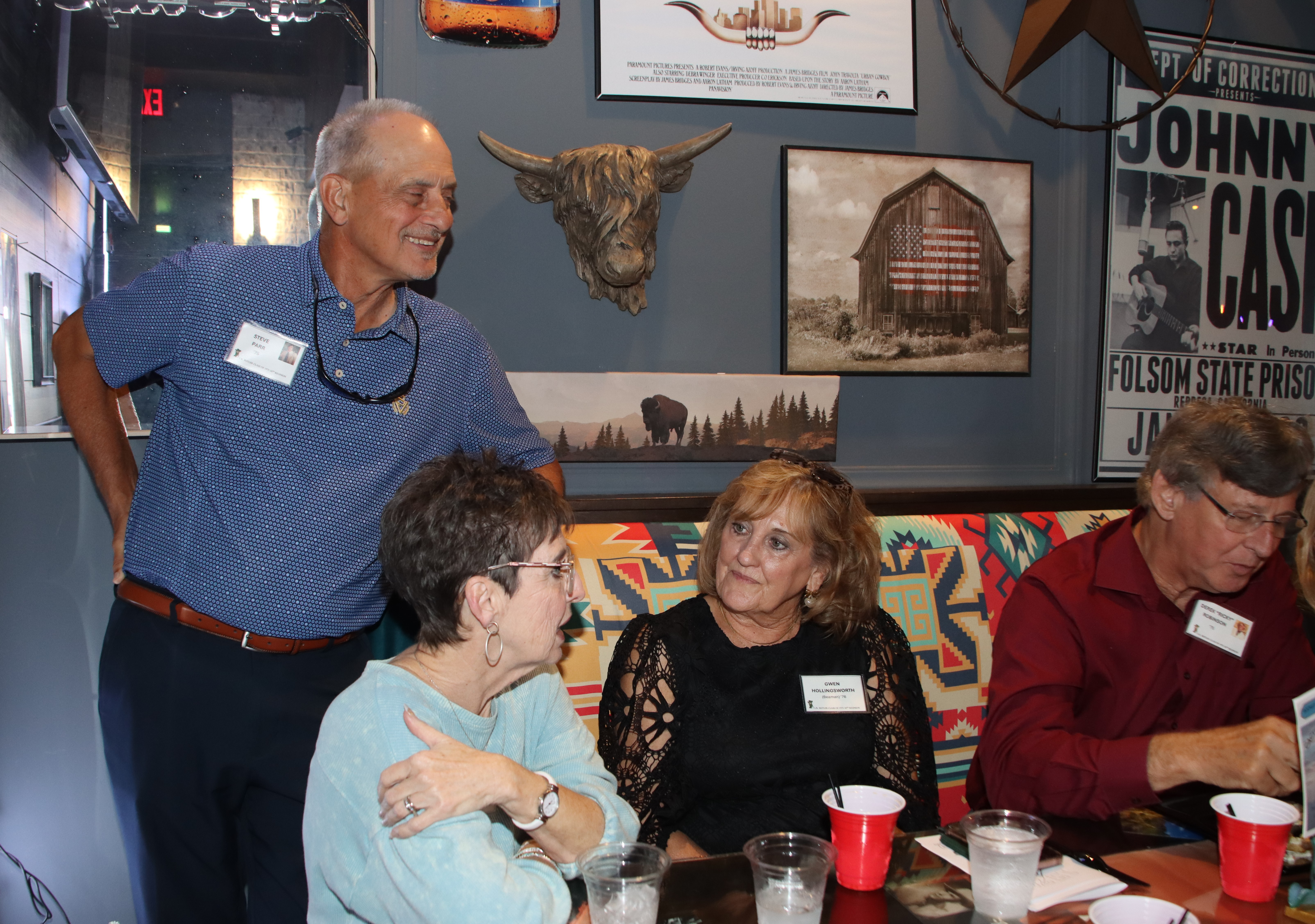 Steve and Anita Parr, Gwen Hollingsworth, Derek Robinson
