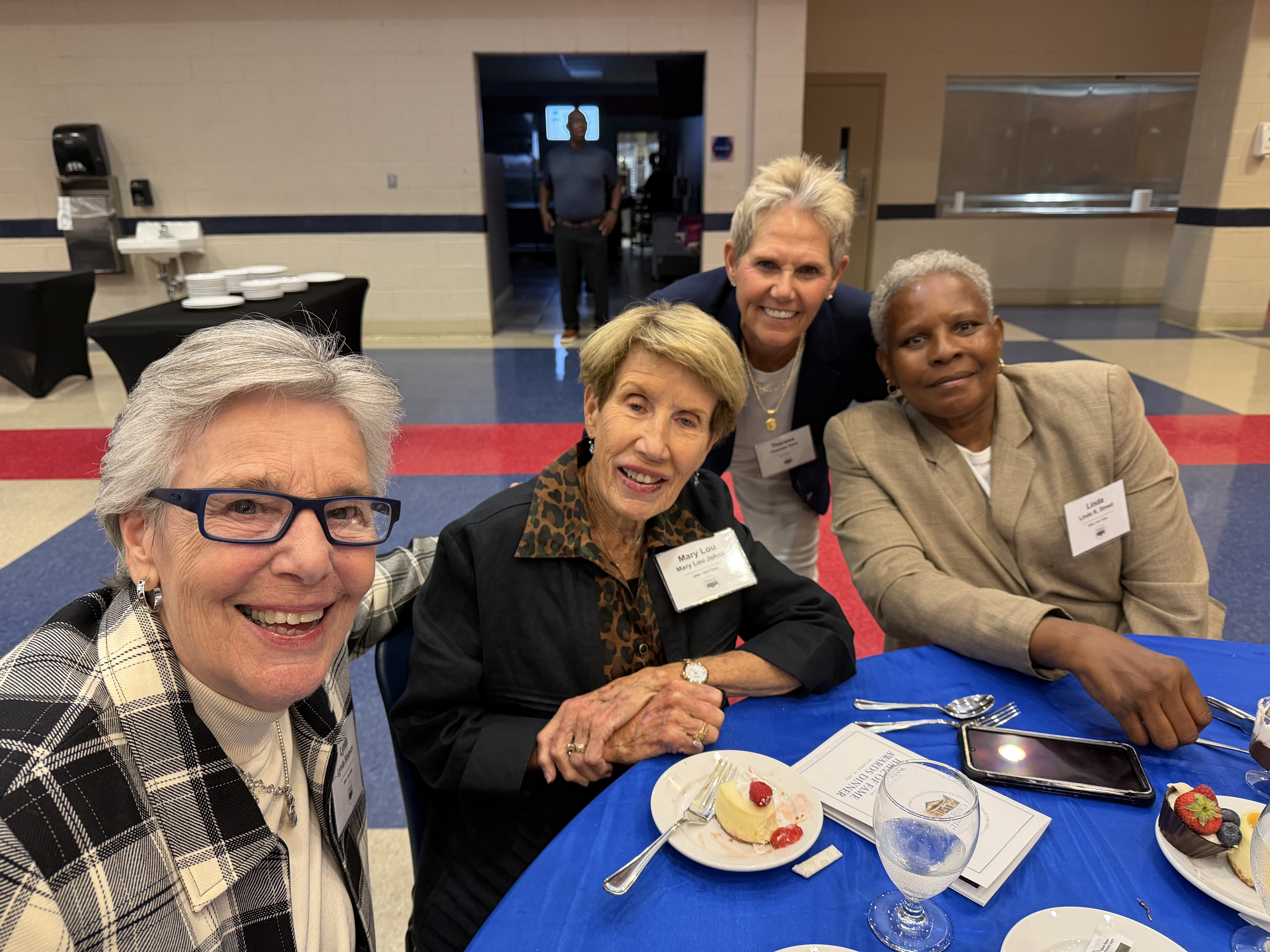 Theresa A. Simi with Mary Lou Johns, Linda Street and Lynda Simpson