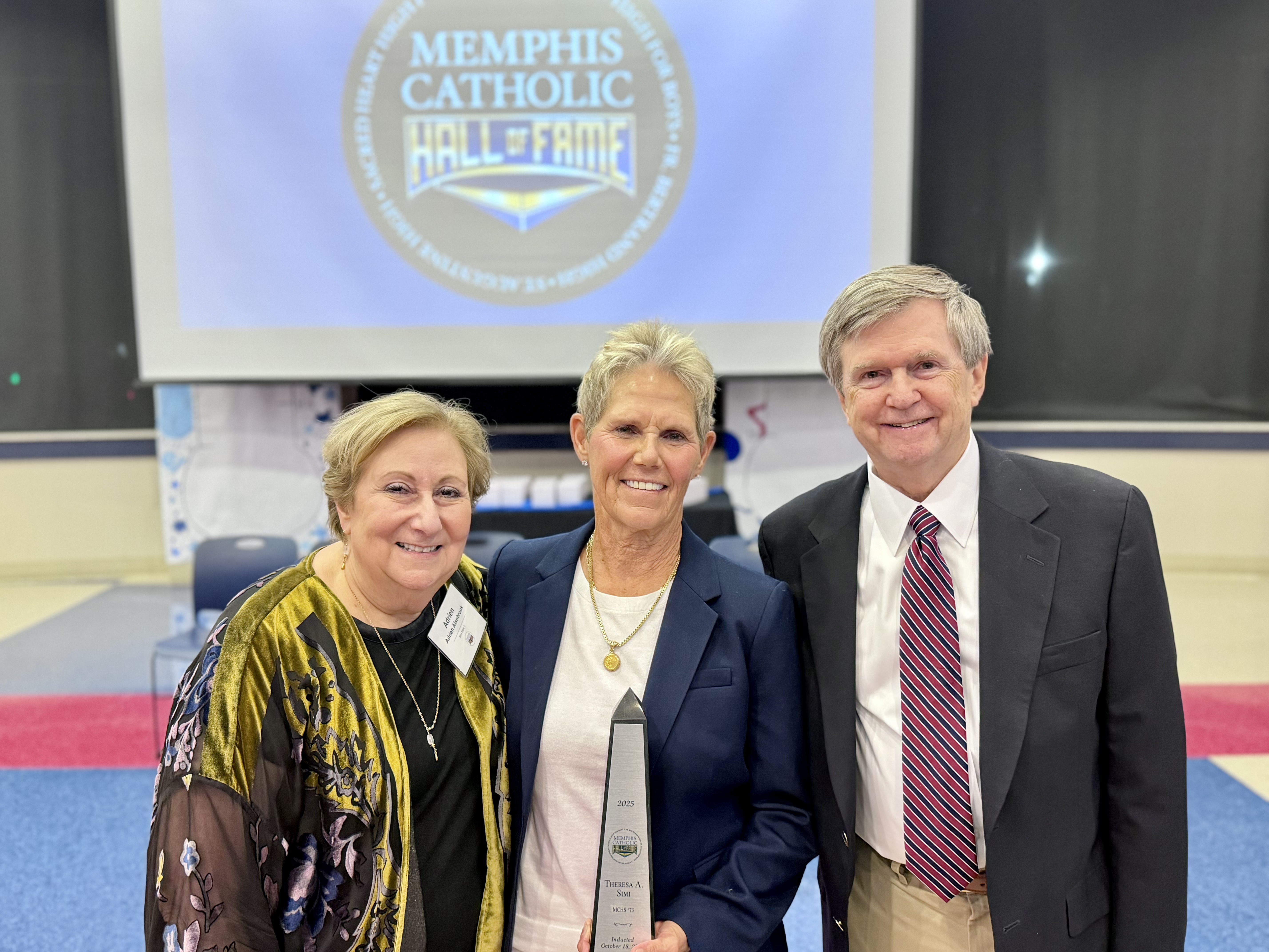 Theresa A. Simi with MCHS Class of ‘73 classmate Rick Alsobrook and his with Adrienne