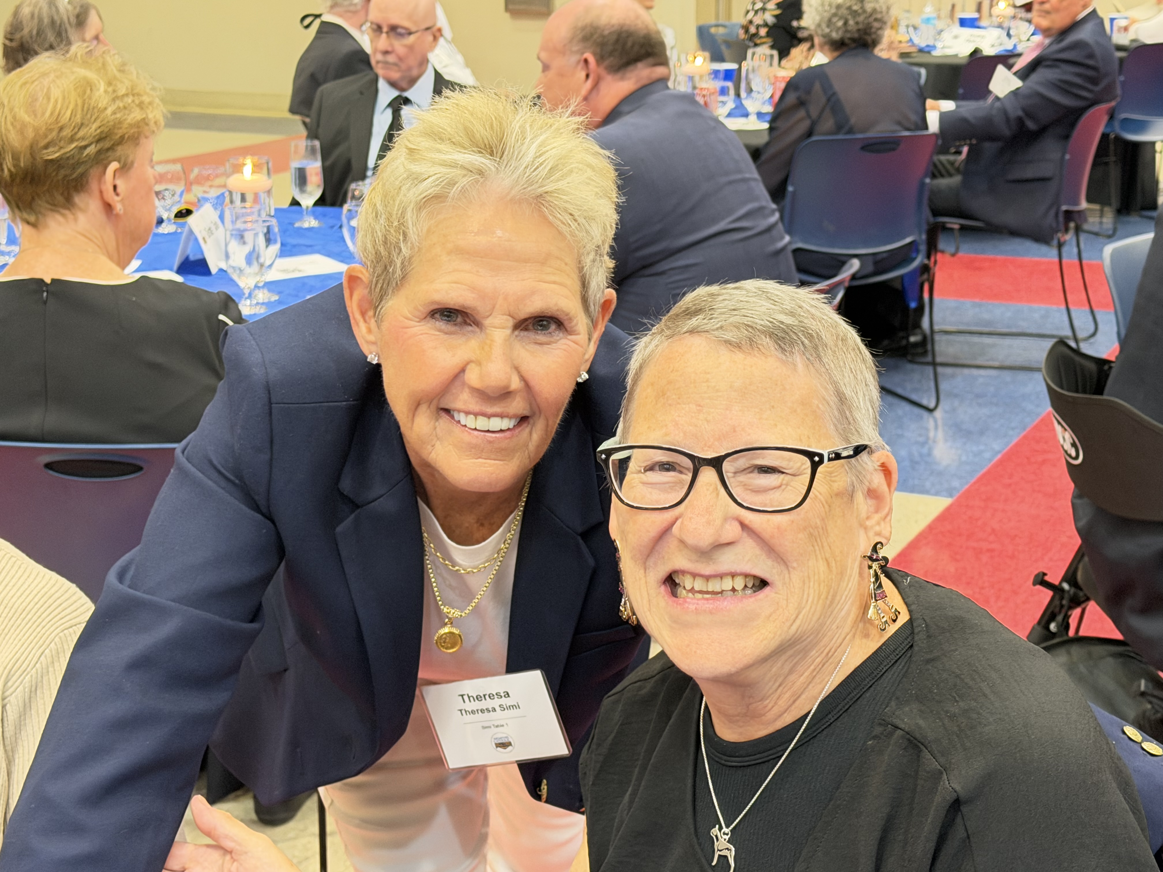 Theresa A. Simi with one of her current U of Memphis students Margot