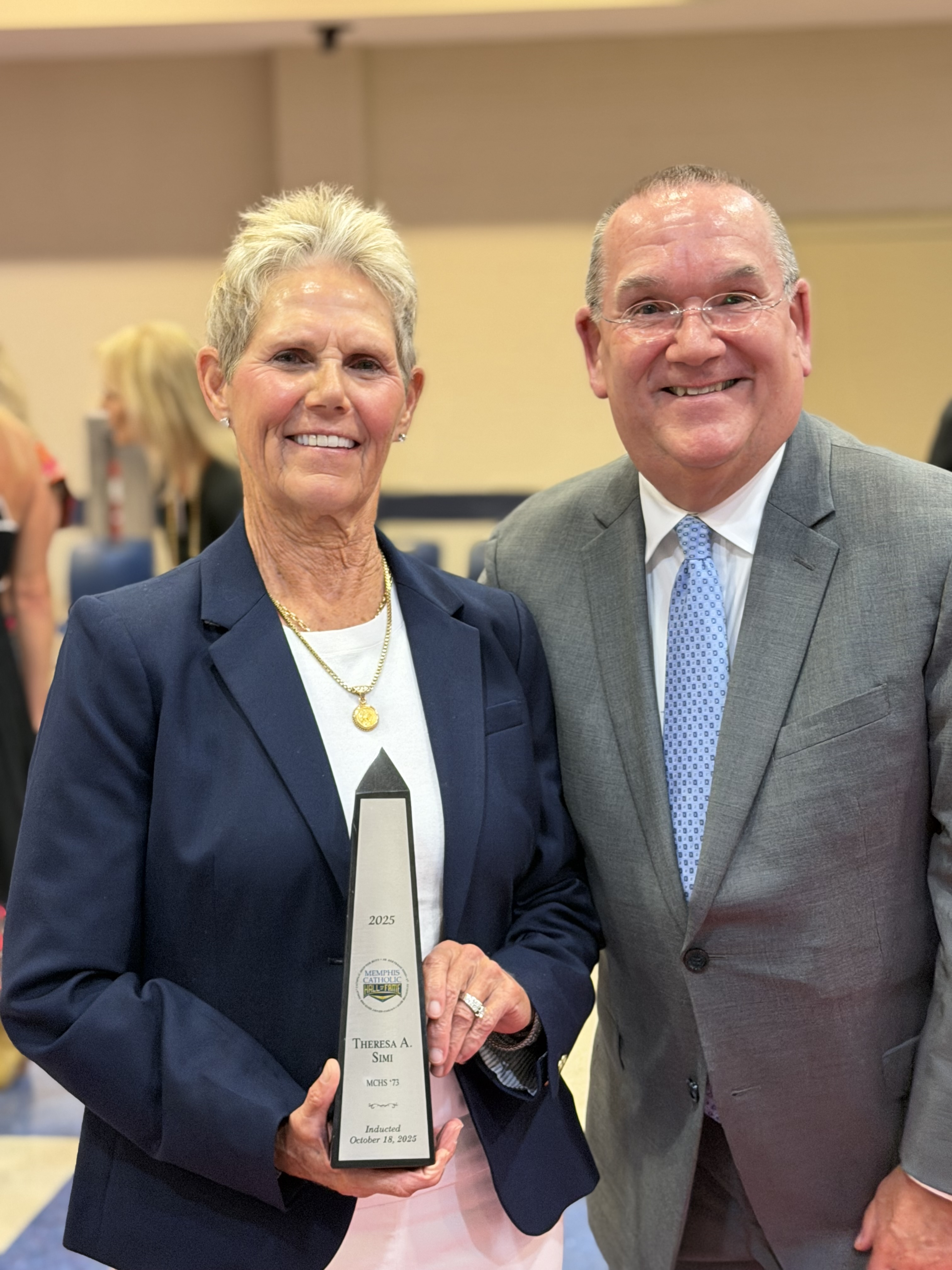 Theresa A. Simi and her brother John Simi