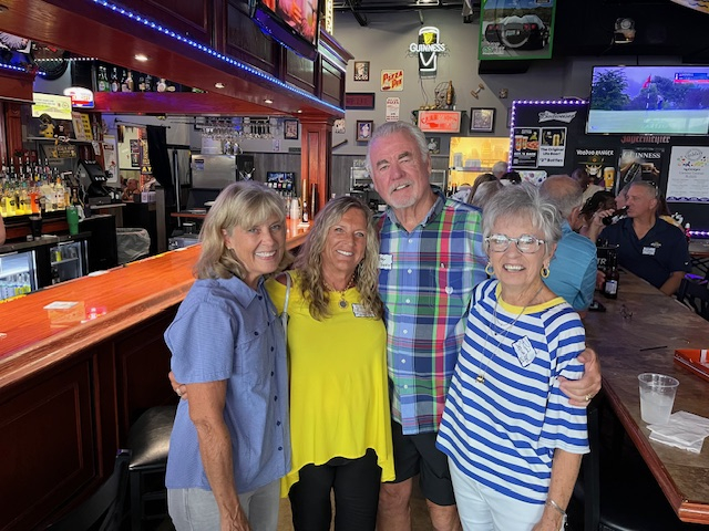 Denise Schewe Bourg, Susan Meyers Voges, Bill Voges (1968) & Runa Caquelard Swofford