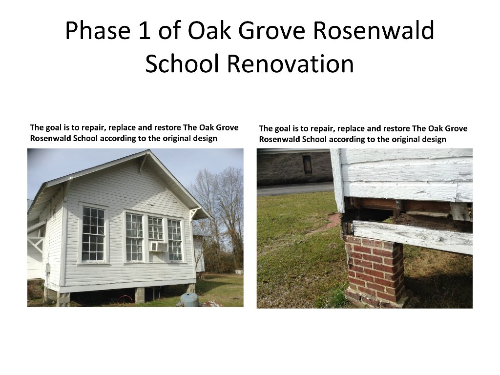 Oak Grove School - Renovations in Progress