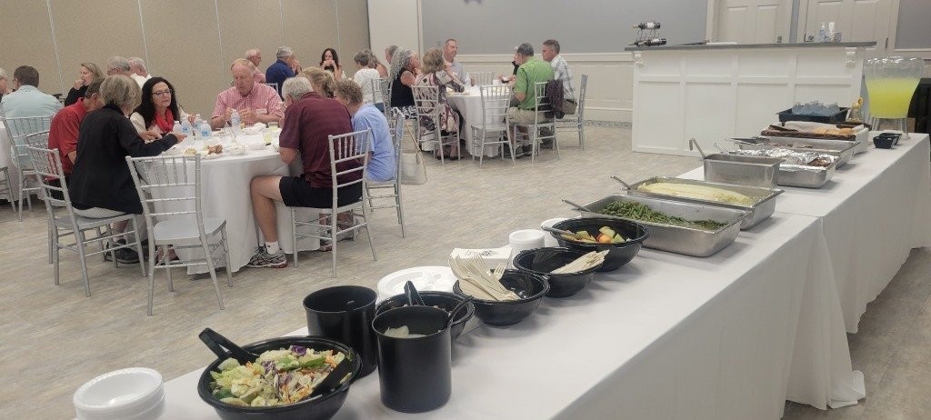 Delicious meal served by Tonys Catering