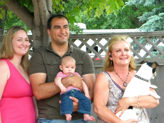 Marsha and family - summer of 2010