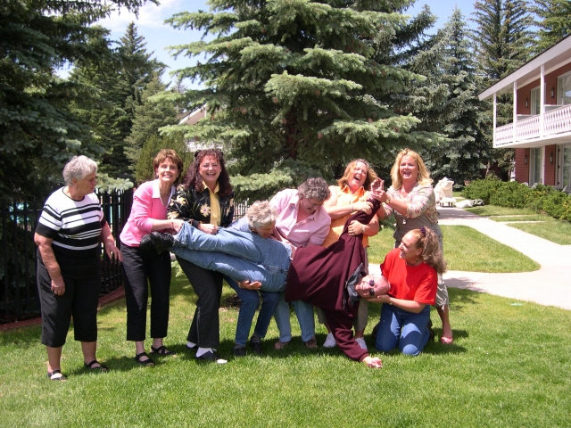 Joetta, Brenda,Judy,Jane,Renee,Marsha,Camille, Front: Daryl,Mary