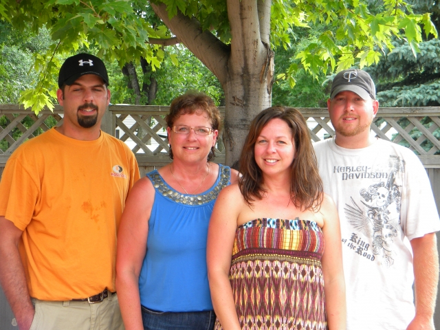Renee and family - summer of 2010