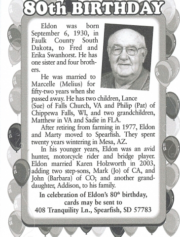 Eldons 80th