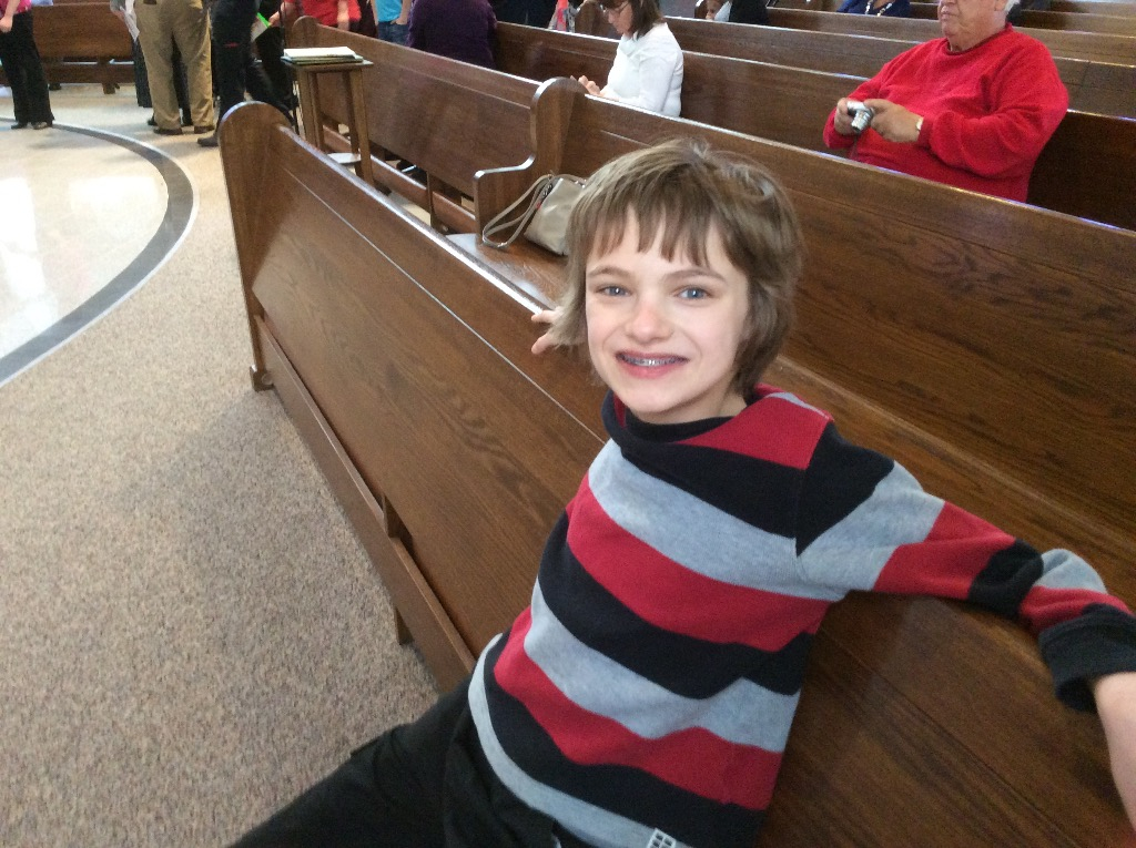 Noah April 2016 Showing off his Braces