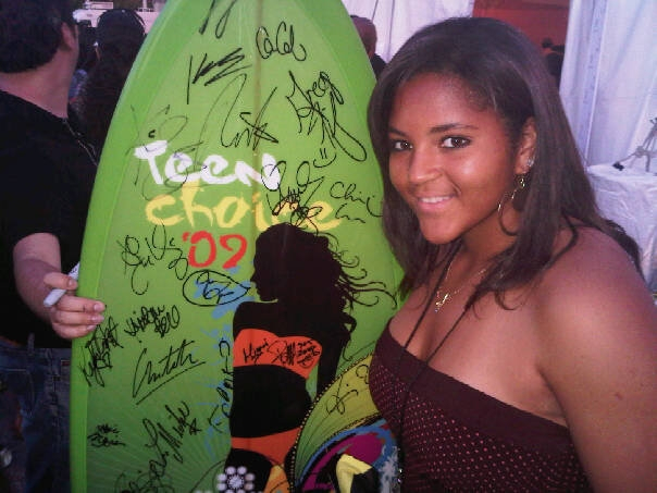 ZAIRE OVERTON at the Teen Choice Awards 2010. Daughter of Jayne Harrison Kennedy Overton.