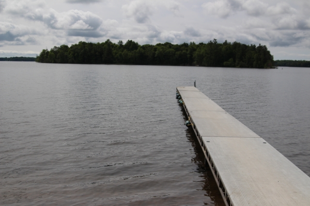 View of the lake