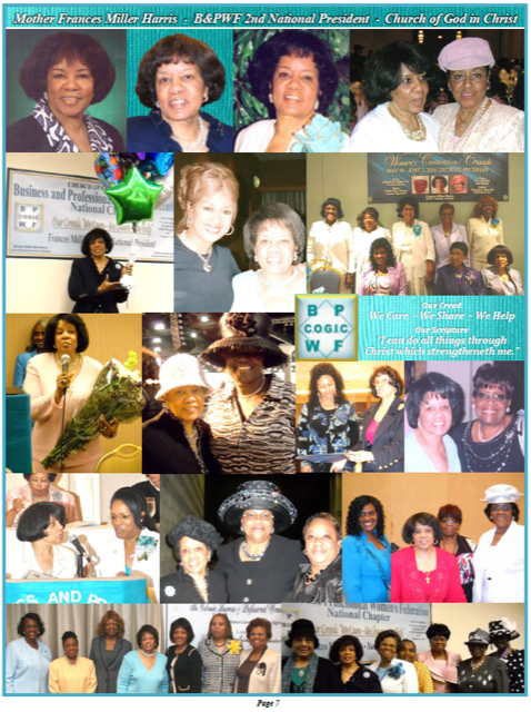 Page 7 of Frances Peterson Miller Harris Homegoing Program