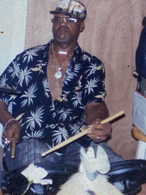 Barcus Lockett Playing the Drums