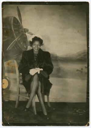 Vera Mae Cummings Nash in Washington D.C. where she lived and worked in 1945.