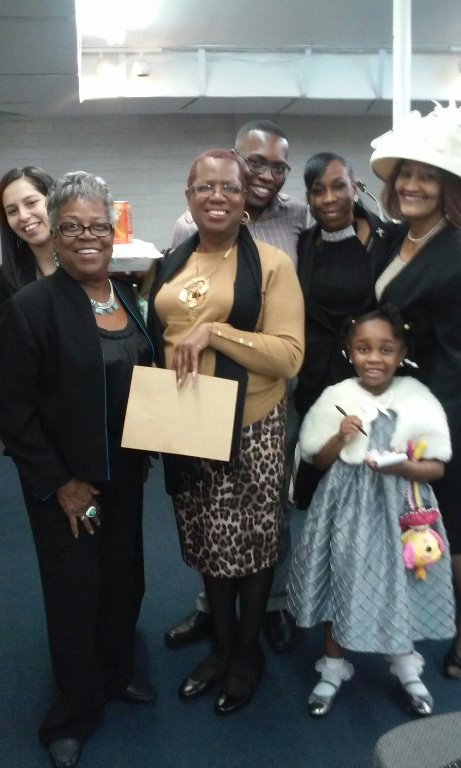 Family sharing together @ Pure Light Baptist Church