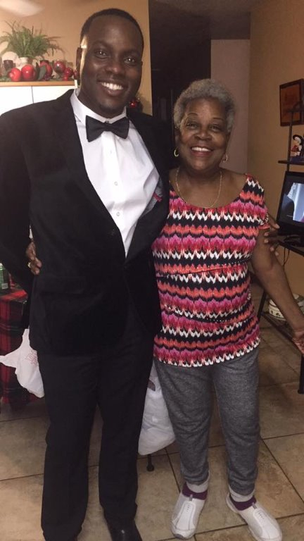 Danny Spears and grandmother Virginia Newton Louis. She is the granddaughter of Queen Esther Price Vaughn.