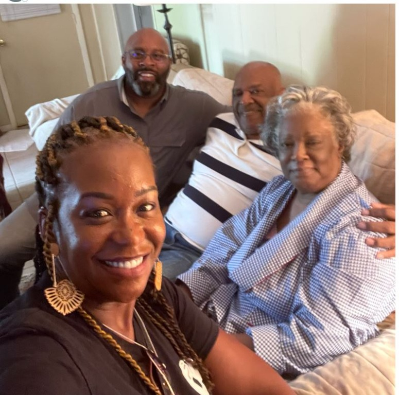Jennifer Pride Hollis , husband , James and Renee Brown