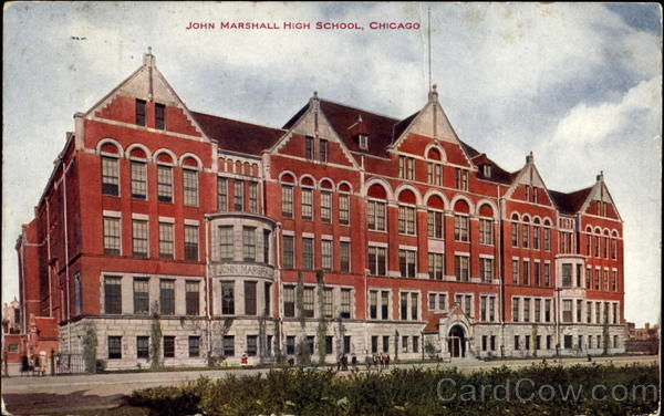 John Marshall High School Chicago, Illinois : Student : Annette Brown 1954- 1964 : Grade School and High School