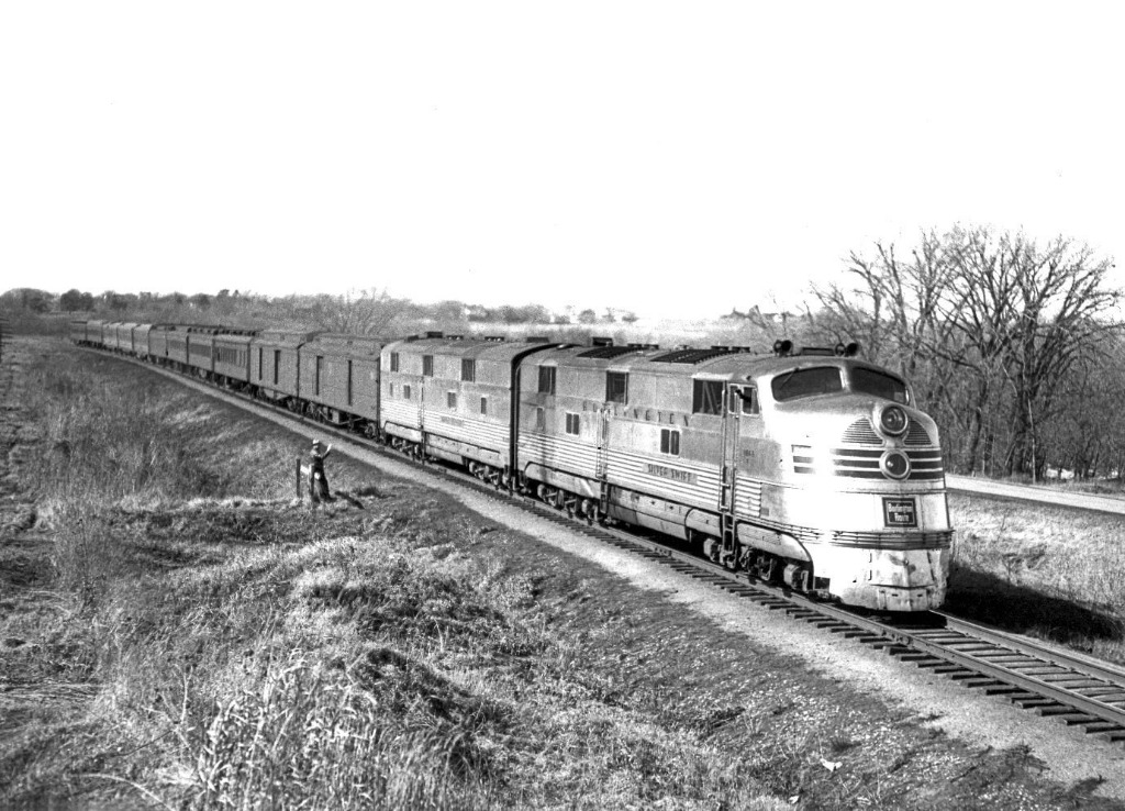 Chicago Burlington Rail Railroad - Vernel Brown Sr Service 1945 -1992