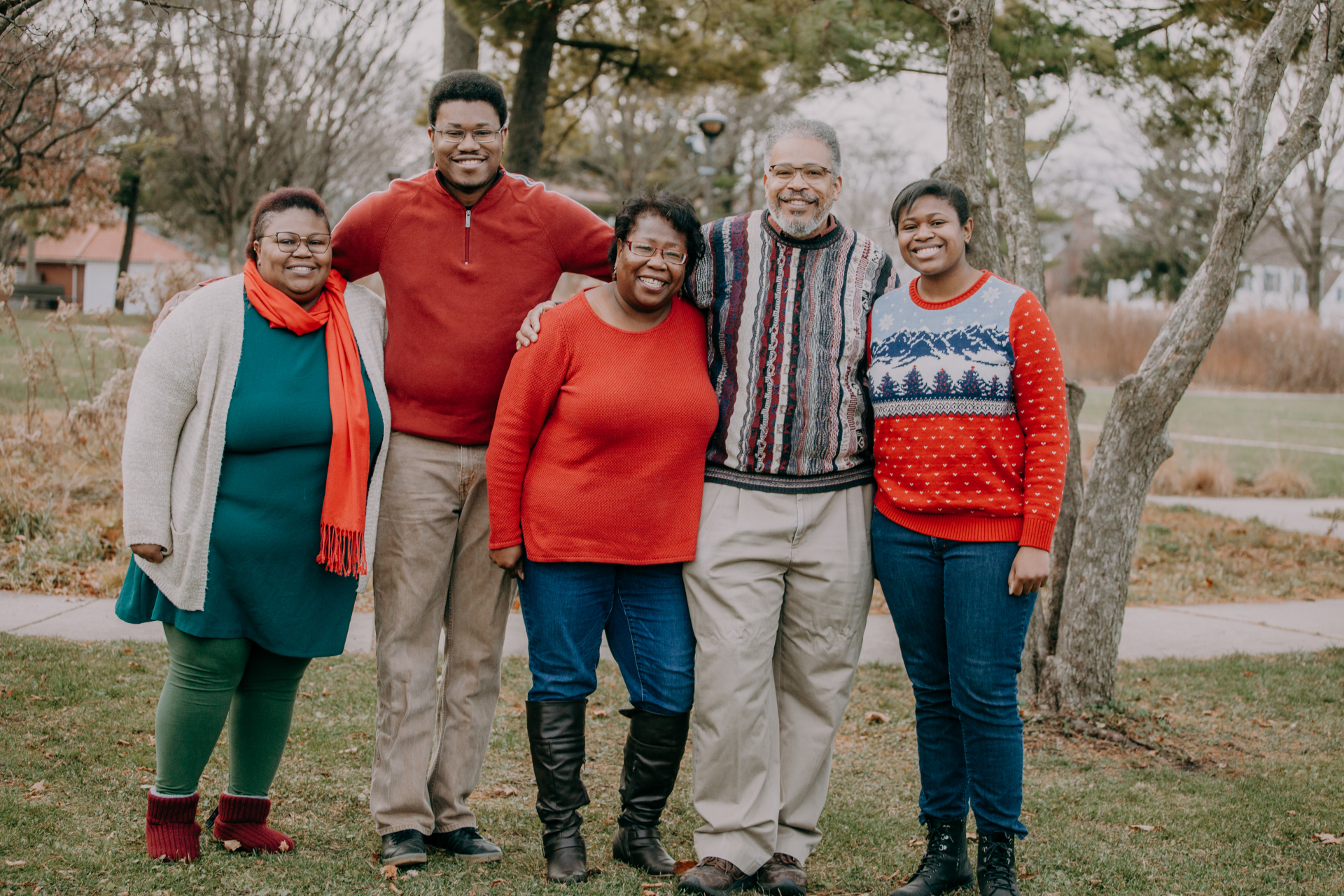 Kelsey, Jon, Gloria, Bruce, & Asha Cox
