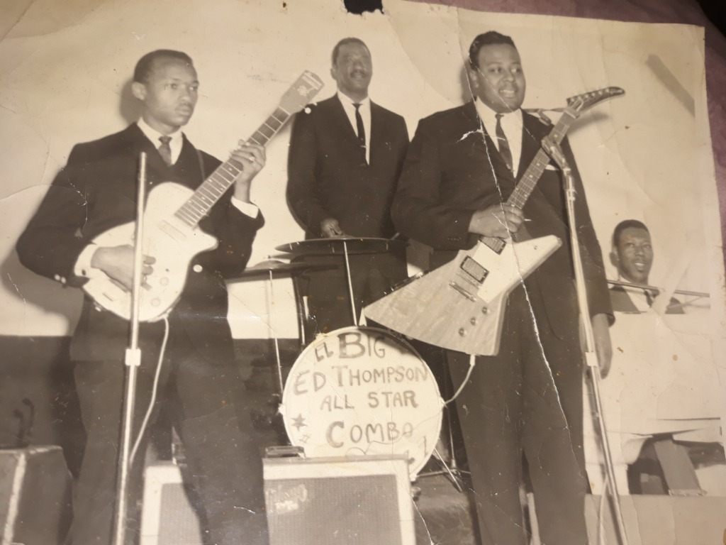 Edison (Big Ed) Thompson playing at the Playboy club in Cincinnati.