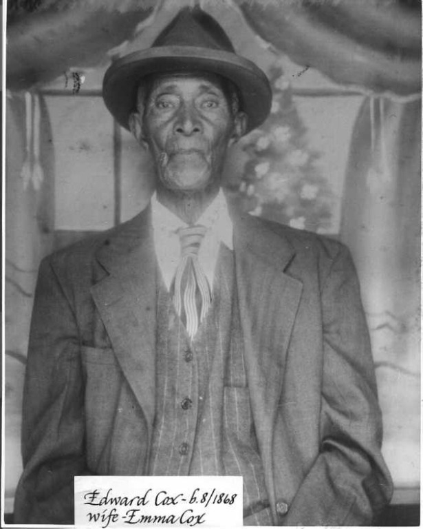 Edward D Cox son of Mathew Cox and Frances Durden-Johnson