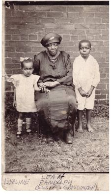 Evaline Leah Moon with Sara and Zella Randolph