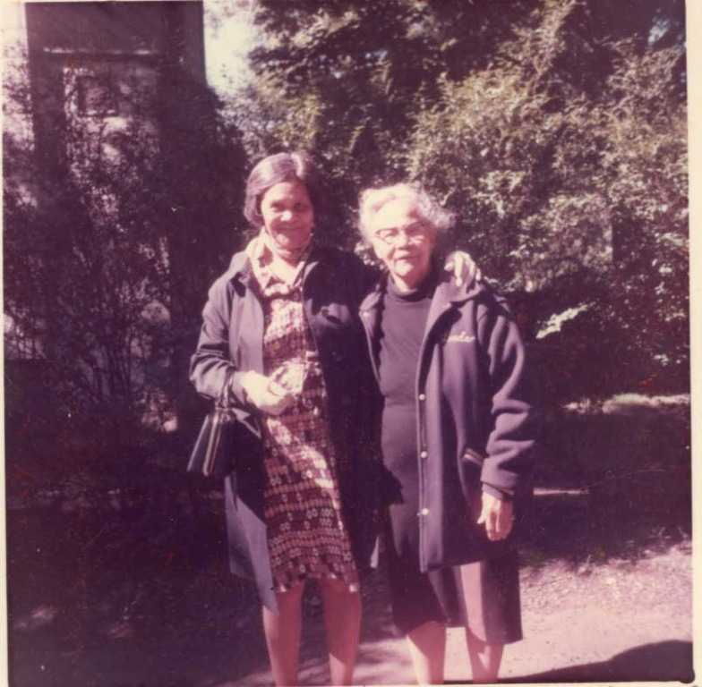 Fannie and Birdel Cox daughters of Edward D Cox & Emma Hunter