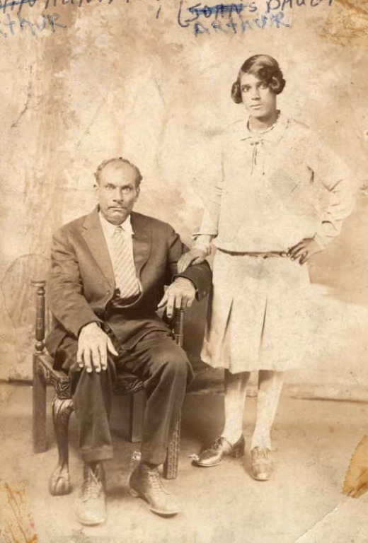 Arthur Hunter and Daughter Pearly An
